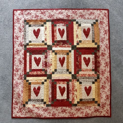Hearts and Kisses Quilt Creative Quilting