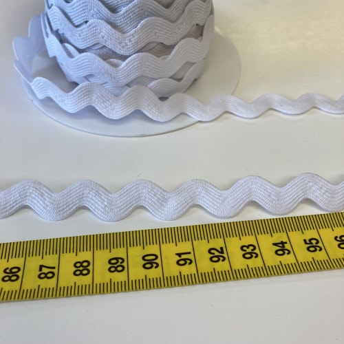 White Ric Rac Png 20mm Polyester Ric Rac: White